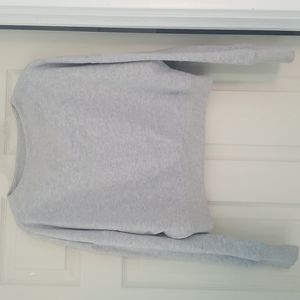 NWOT Anthropologie Postage Stamp 9-H15 STCL gray sweatshirt size M.